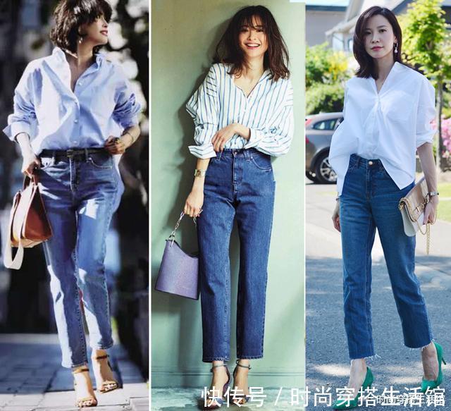 穿搭|有品位的女人,秋天不会拒绝“牛仔裤”,这5套搭配方案建议收藏