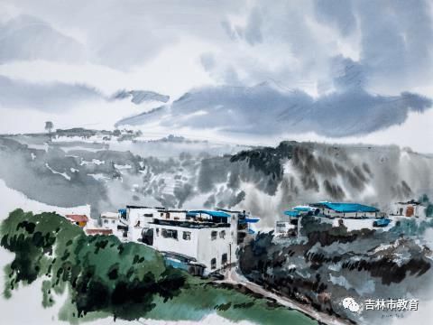  市文化广播|“情系凉山”水彩画主题创作成果汇报展在市博物馆开幕