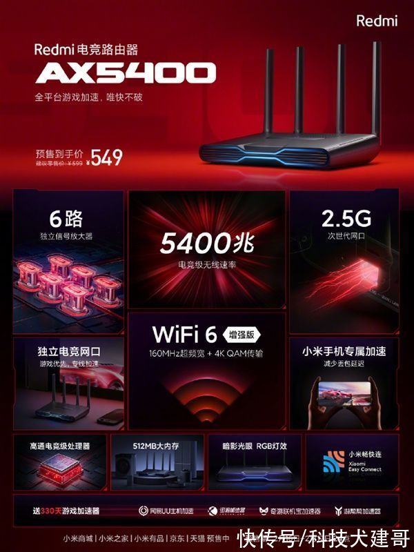 npu|荣耀Magic4系列2月28日全球发布；一图看懂Redmi电竞路由器AX5400