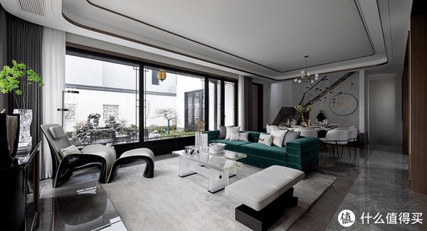 现代人|当现代风，遇见中式风，230㎡中式合院，白墙黛瓦下的诗意生活