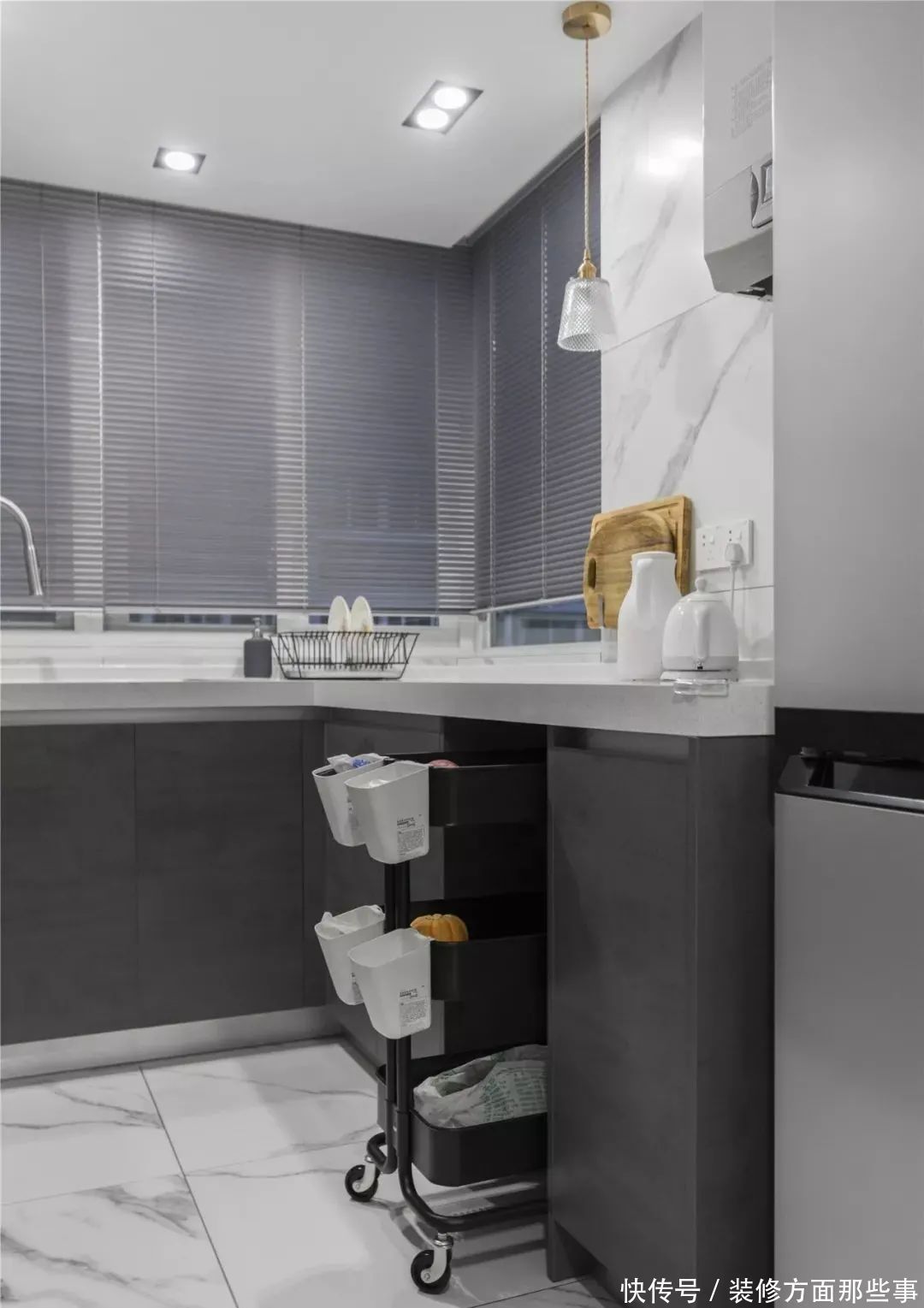 装修|120㎡简约风格装修效果,用隐形门和凌乱说再见!