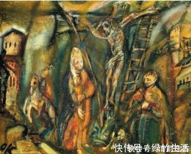 分离派|奥地利表现主义画家,奥斯卡·科柯施卡,油画作品欣赏