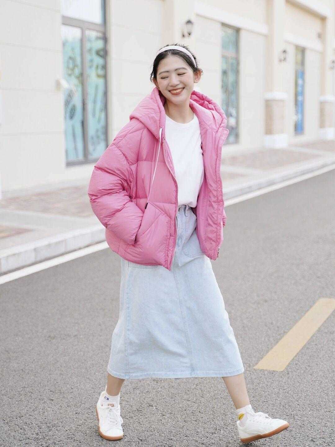 羽绒服 韩系风的羽绒服搭配,让你的气质更出众,保暖且显瘦