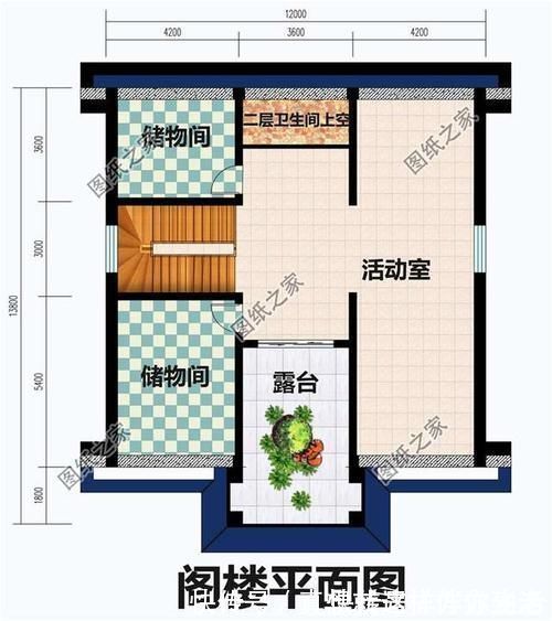 别墅|二层半建房图纸设计图，简单又好看，村里人看了都喜欢