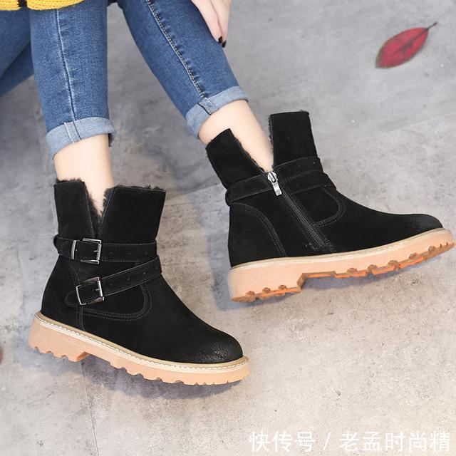 马丁靴|你还在跟风买鞋子吗,今年冬天就流行这几款鞋子,个性还保暖