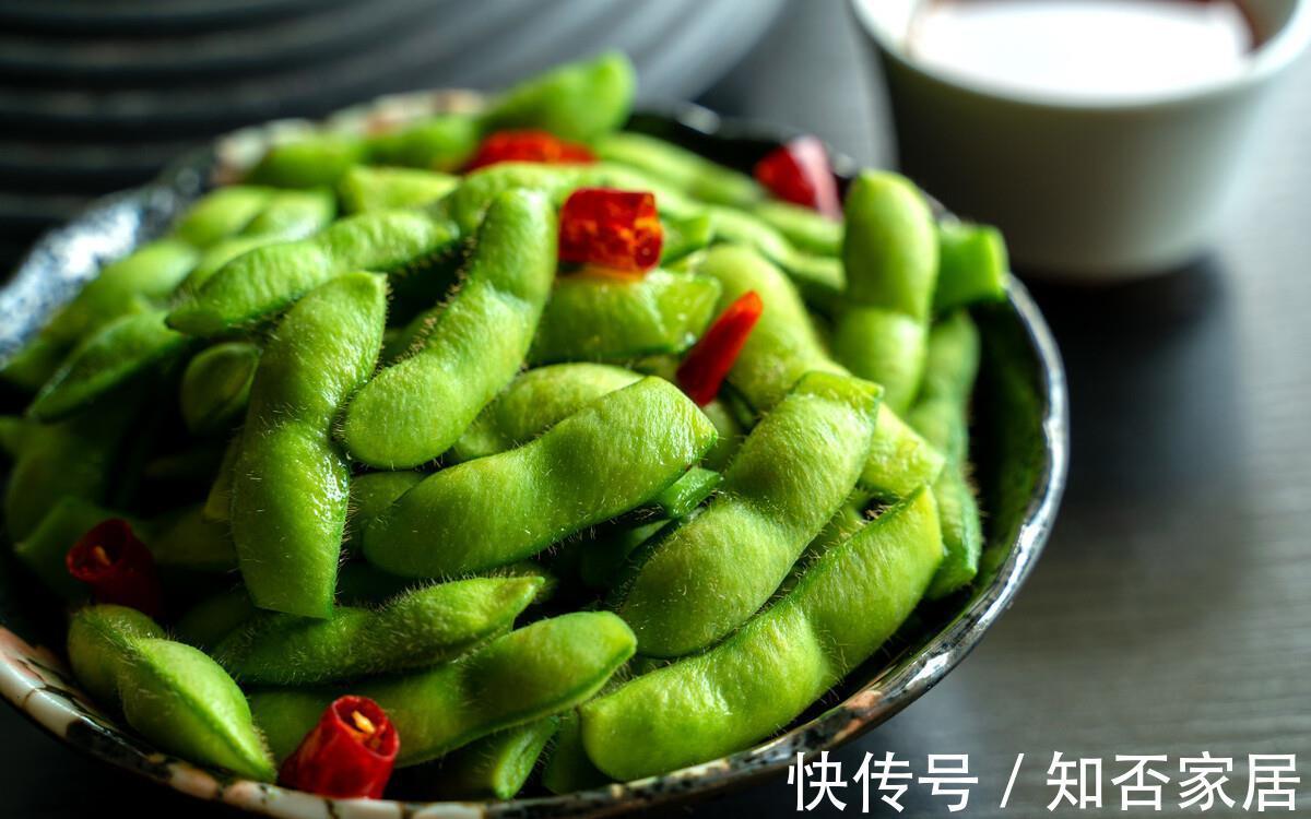 桂皮|夏天毛豆正当季,分享3个技巧,煮出来翠绿入味,比烧烤店还好吃