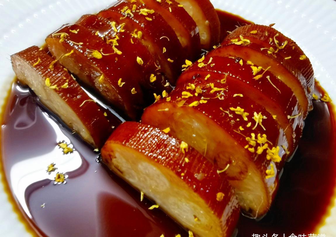 红糖糯米藕好吃有诀窍,很多人以为复杂,大厨教你3招,一次成功