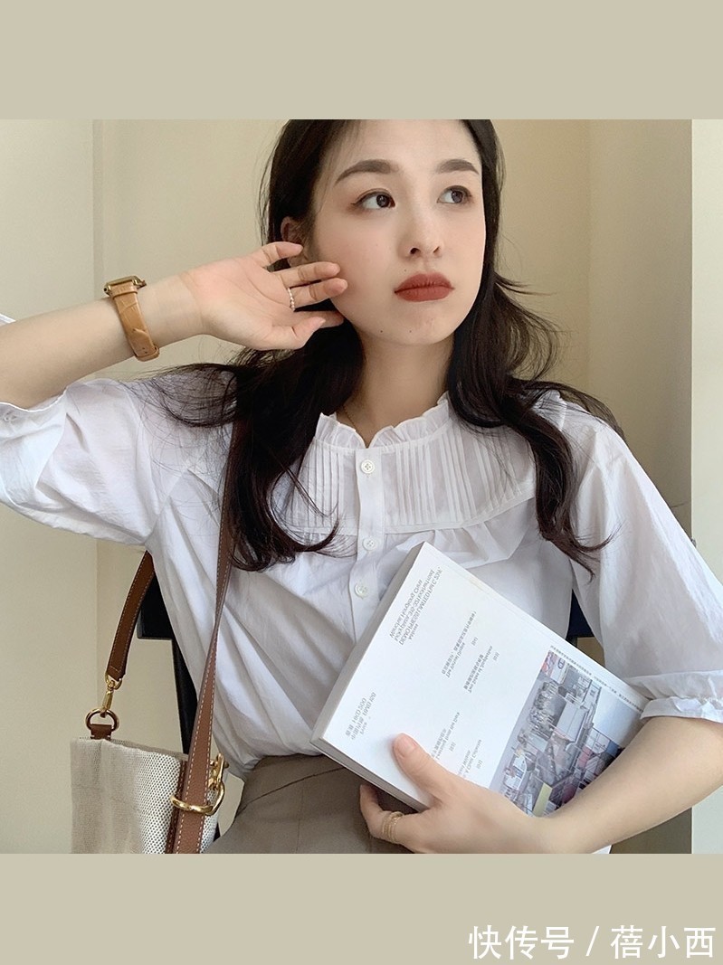 高腰裤|真正有品味的女生，穿“衬衫”从不随意，看这3种穿法就特别时髦