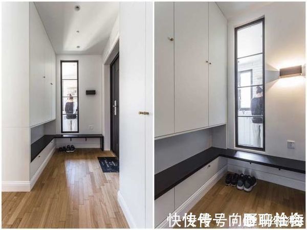 书房|他120㎡家，一进门玄关就把我吸引，全屋空间极致利用，真的很巧妙