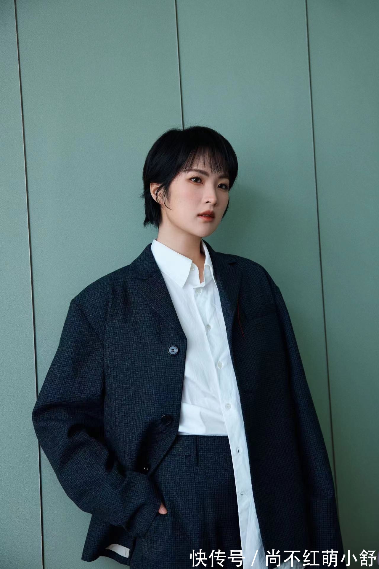 脸型 任正非之女姚安娜的“新发型”真利落,但是量感不太匹配,太显man