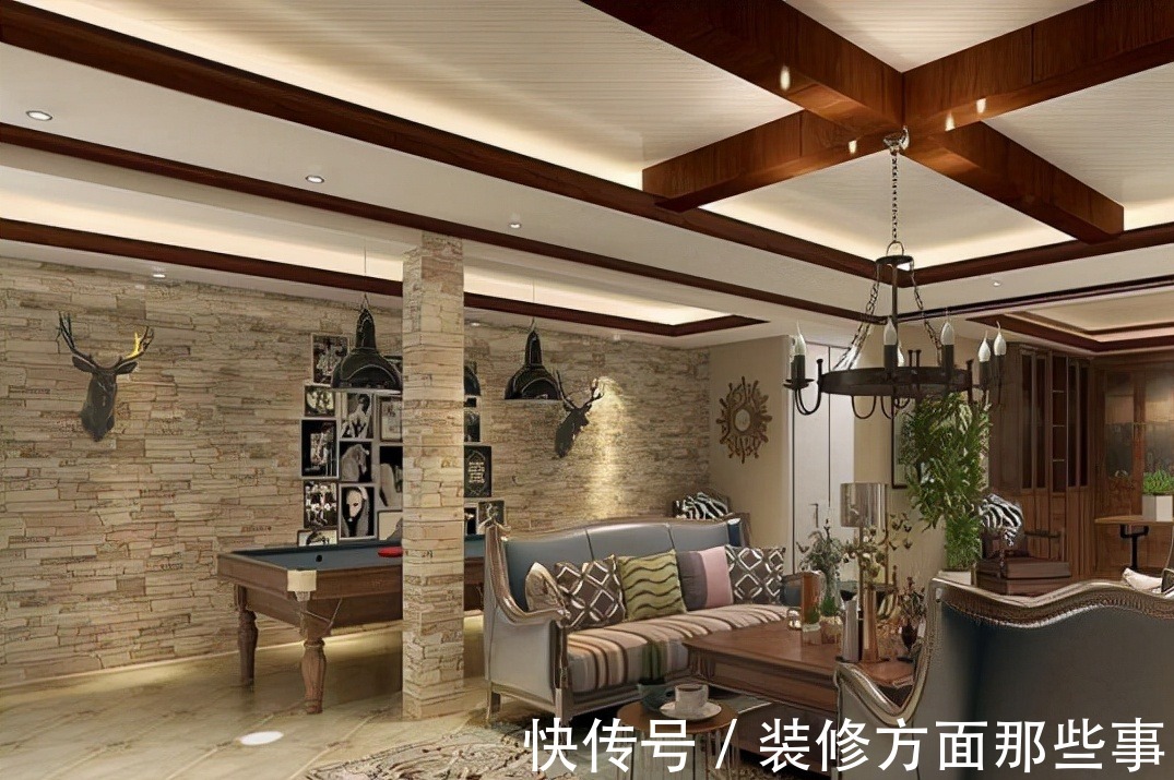 功能性|410平美式别墅分而不离地互动空间,惬意的生活体验尽在其中