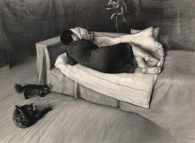 纸本炭笔|赏析中央美术学院2020届基础部素描作品欣赏