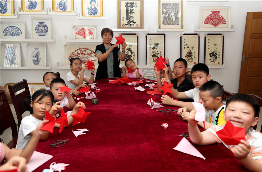 文化站|安徽全椒：暑期开心学非遗