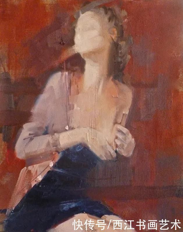 范妮|敏感，感性与永恒：法国女画家莫罗的抽象人物