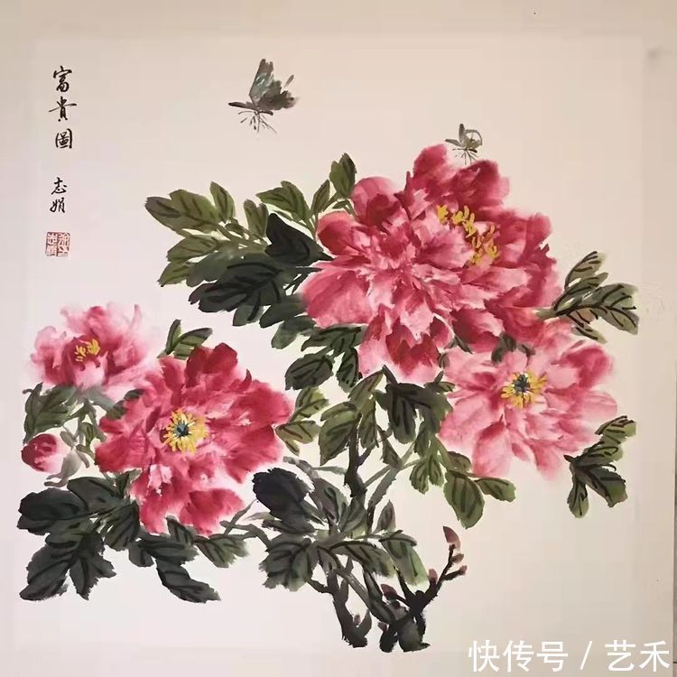 牡丹王@女画家徐志娟——中国画都牡丹王