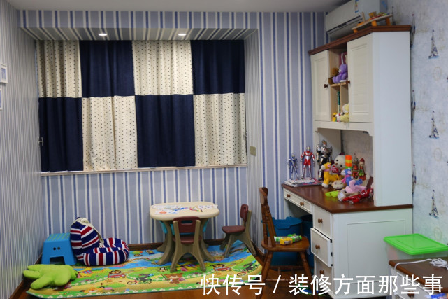 三居室|108平简欧三居室，实用性的儿童房是我最满意的地方