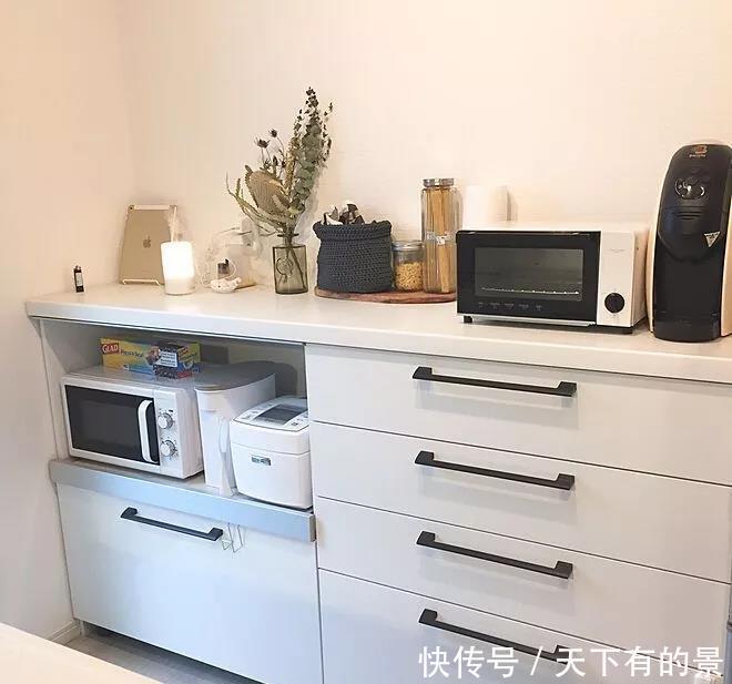 烤箱|厨房太小不够用?橱柜照着这样装,收纳功能翻倍!太实用了