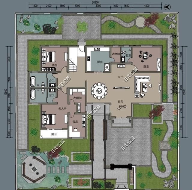 洋别墅|农村建房就该是中式，6套适合老百姓自建的中式合院，秒杀洋别墅