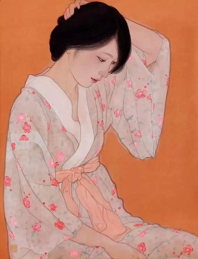 笔下|人称日本最美女画家，竟然这样画美女，极具香艳的极致诱惑