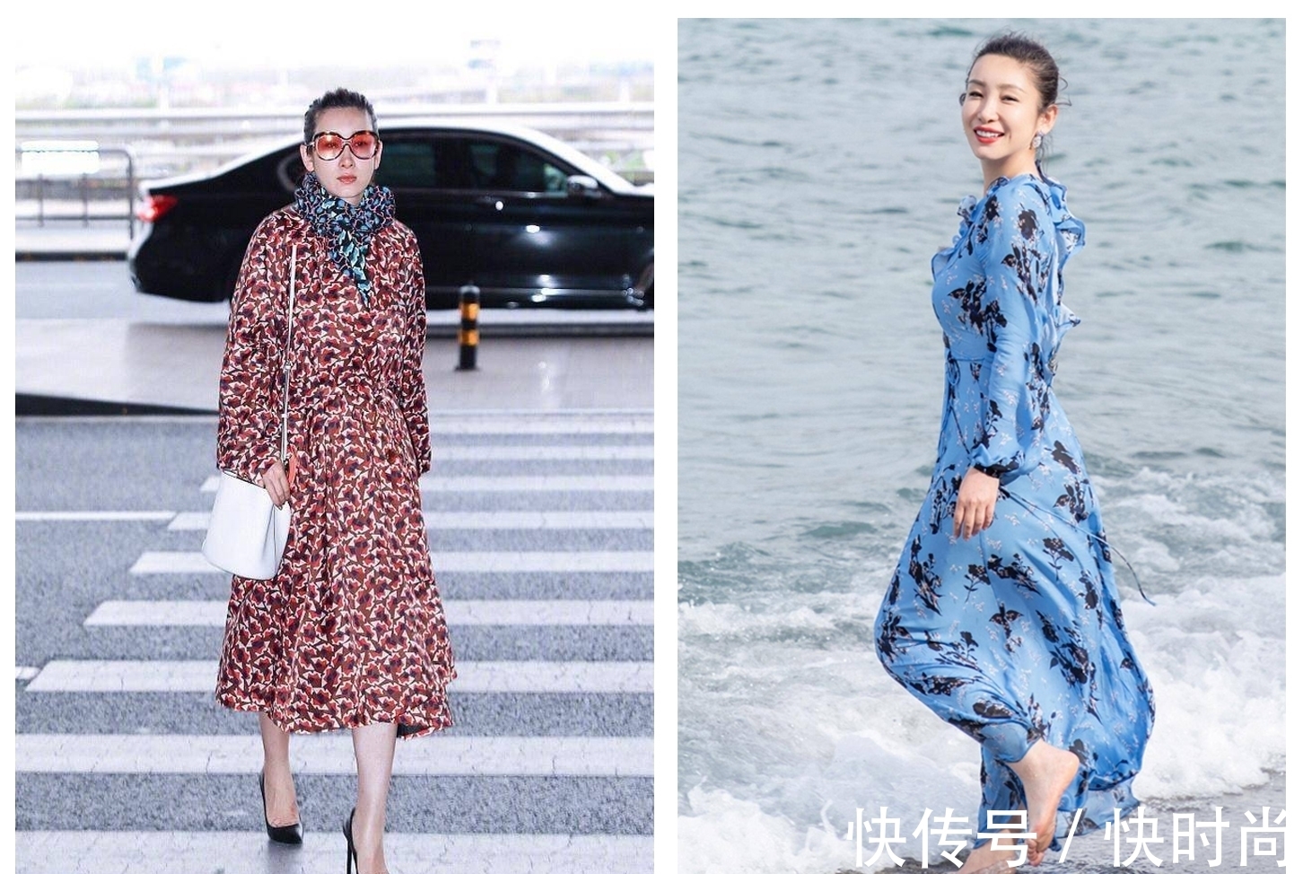 存在感 让人“哇塞,好漂亮”的碎花穿搭,照着穿美丽整个春天