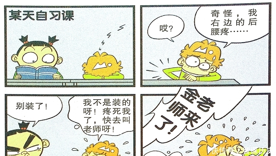 请假|衰漫画：衰衰“突感疼痛”请假晕倒？真相大白无坚不摧