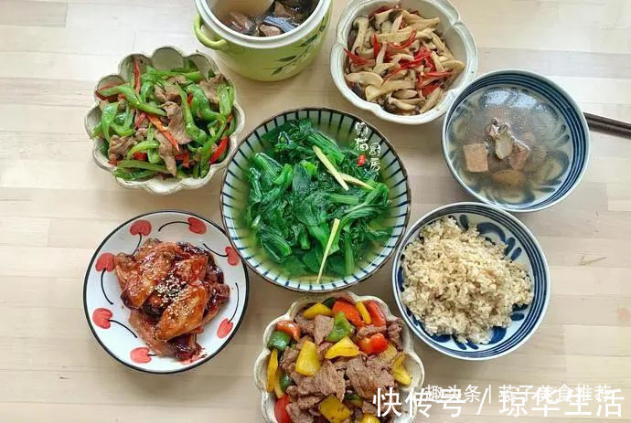 瘦肉汤|广东一家三口一周晚餐，走红朋友圈，网友：一个月伙食费够吗？