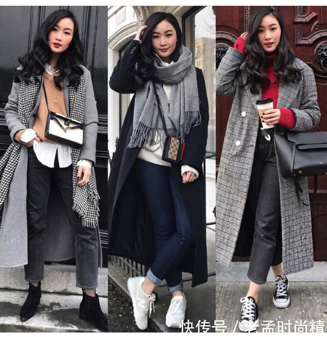 秋冬 换季穿衣太纠结?可盐可甜的秋冬穿搭,颜色搭配很值得借鉴