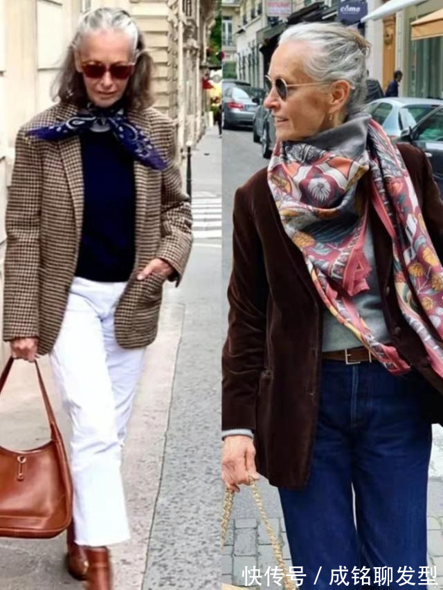 黑色|70岁比年轻人还会穿,奶奶辈也穿出时髦范,她才是真正的穿搭高手