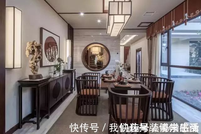 设计|新中式别墅设计,落落大方,袅袅炊烟树外饶,一抹写意浅墨清韵