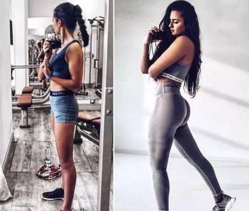 线条|臀部线条大比拼,看看练与不练的对比,赶紧去练臀