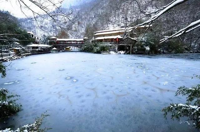 金丝峡|陕南的这座峡谷，藏着秋冬两季最梦幻的美景~