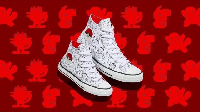 converse 庆祝宝可梦25周年 Pokémon x Converse联动推出多款鞋子/帽子/服装