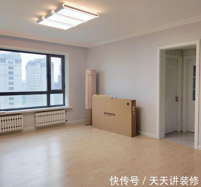 硬装|新房硬装部分终于完工,打扫干净还没家具,简简单单就是耐看