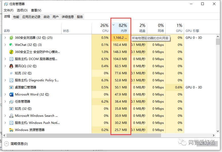 解决|win10电脑开机内存占用高达80%以上如何解决