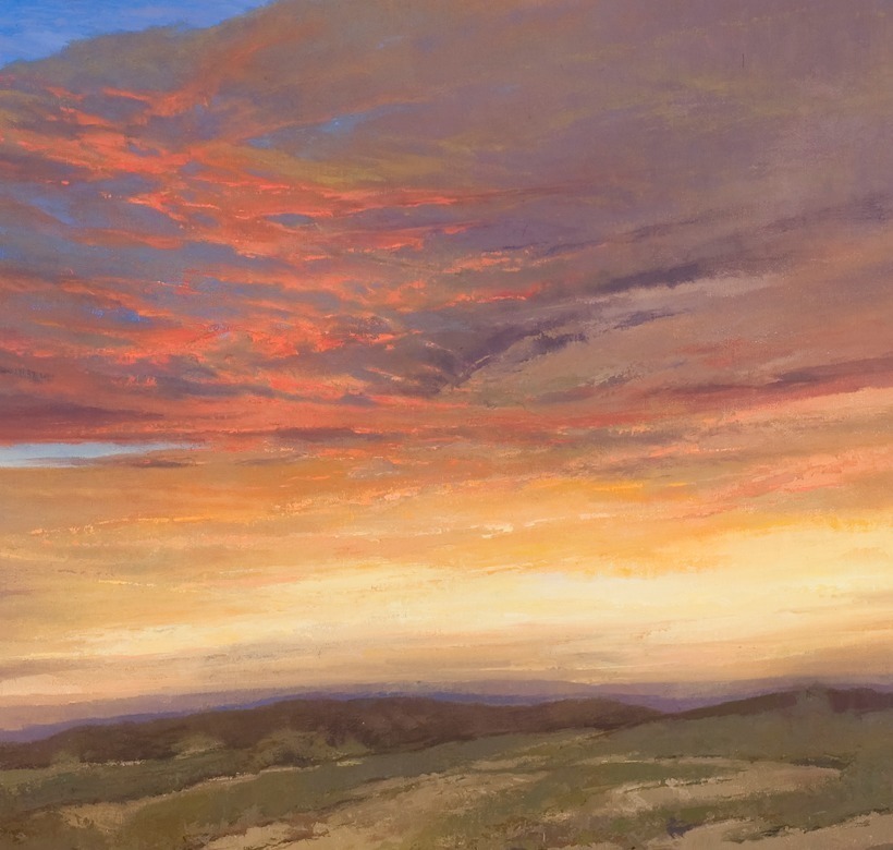 德克萨斯州#大卫·格里芬的风景油画高清图,放大看,更迷人