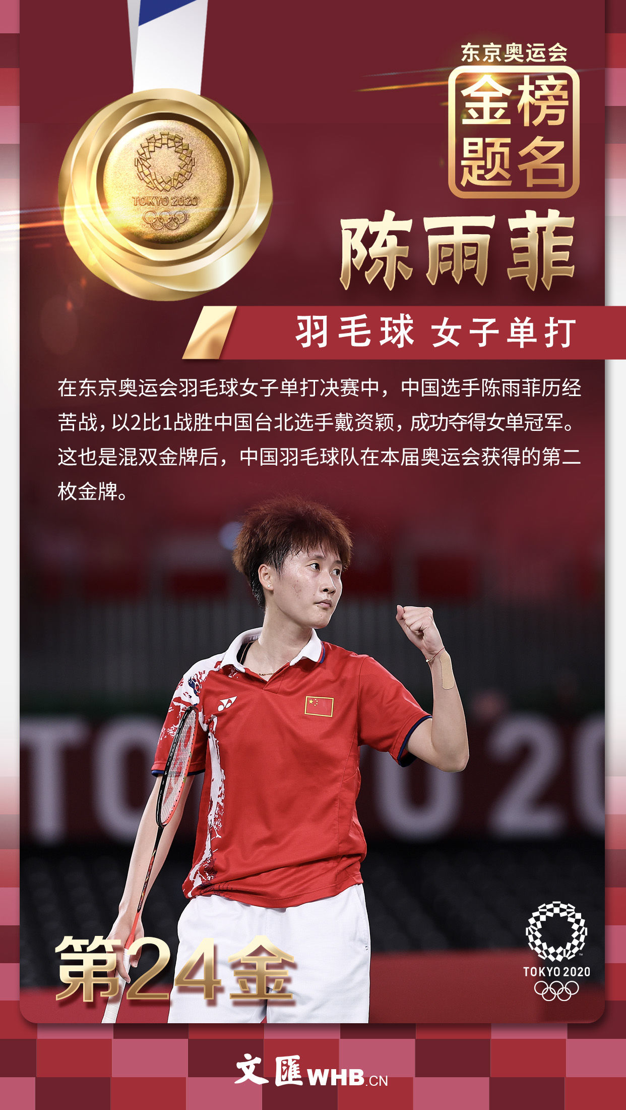 金榜题名，闪耀东京！38张文汇海报带您回顾中国军团夺冠瞬间