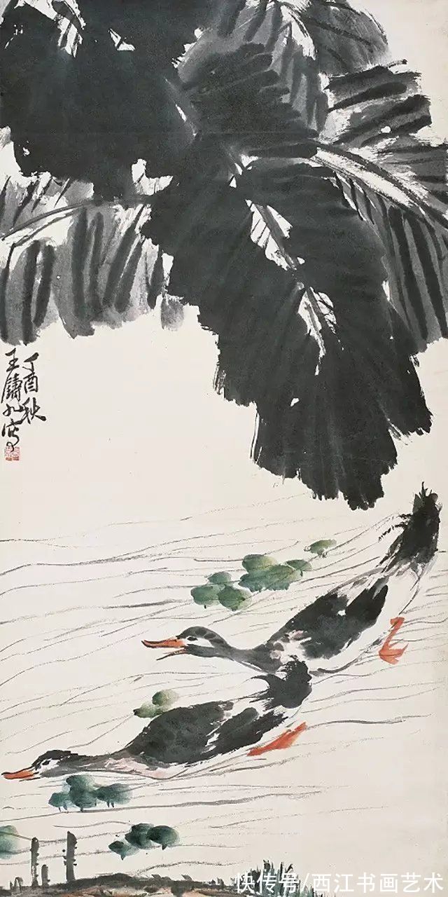 花鸟画$他曾做过县长、小学校长...花鸟画清新脱俗，可惜英年早逝——