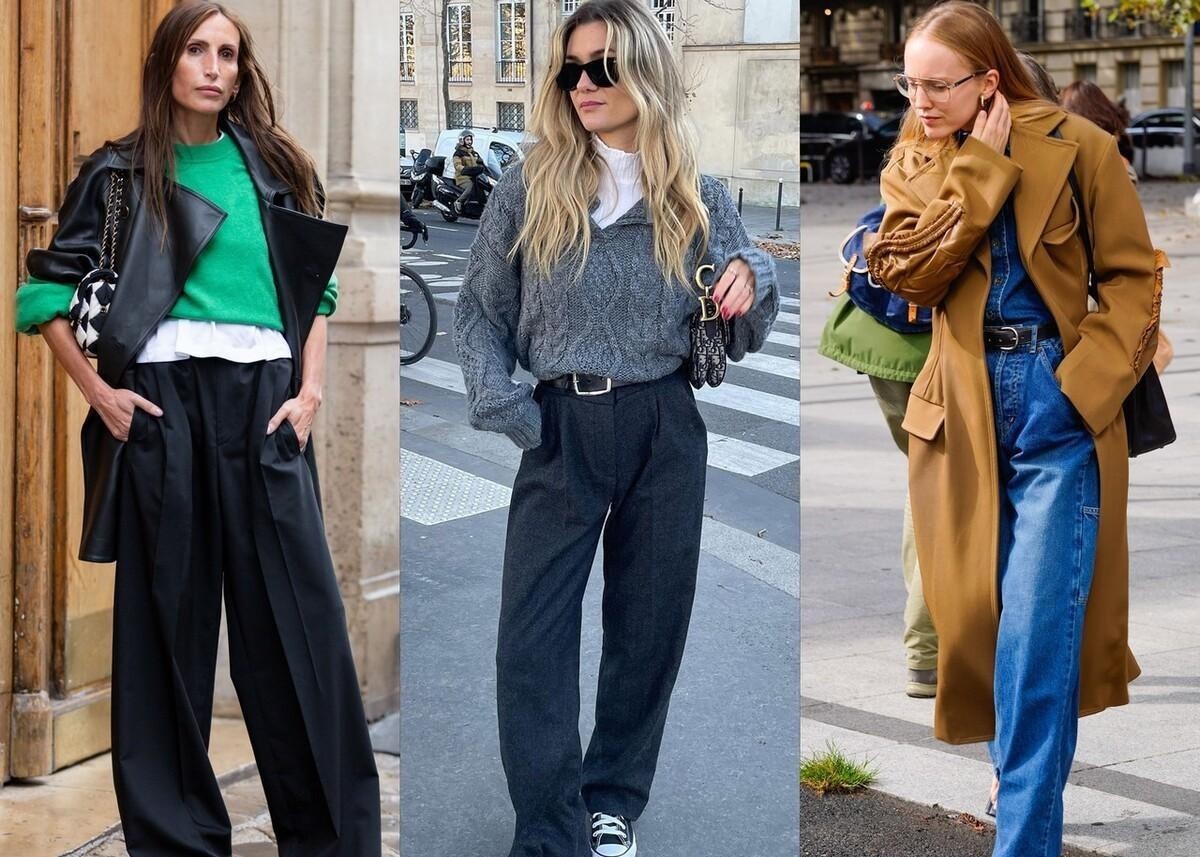 阔腿 一年四季都常见的阔腿裤, 有品位的女人都在穿, 和4种搭配很经典