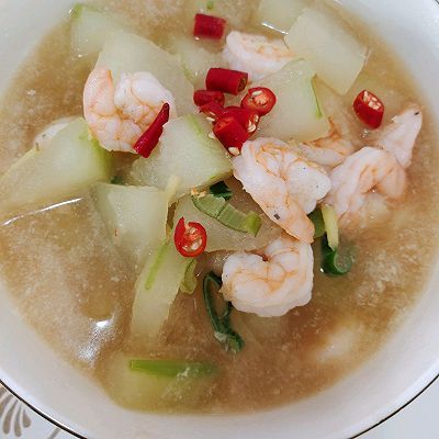 小米辣|冬瓜虾仁汤