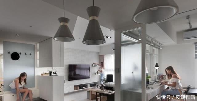 卷帘|她家一进门设隔断，沙发墙半透明，全屋空旷让人极度舒适