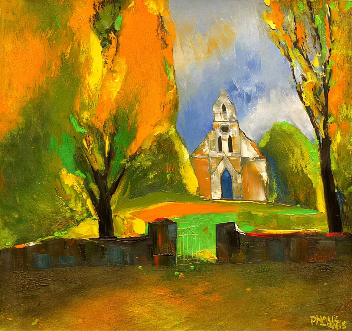 美术学院@越南画家Dao Hai Phong色彩艳丽的绘画作品