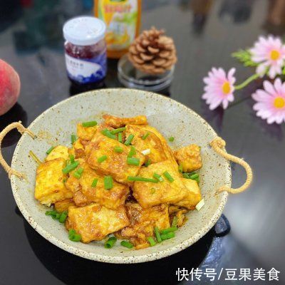 餐桌|#一周减脂不重样#丰富餐桌味｜照烧锅塌豆腐
