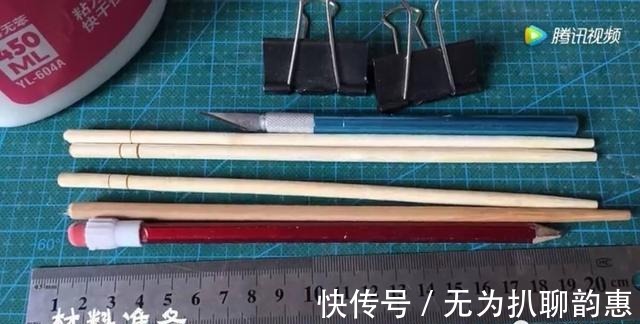 王者榮耀|圖文教程 一次性筷子制作王者榮耀白起 死神之鐮