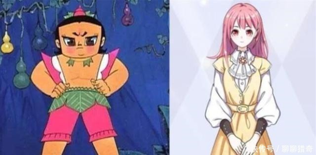 若经典动漫角色变成由雄变雌，魏无羡成狐妖，小智成女神