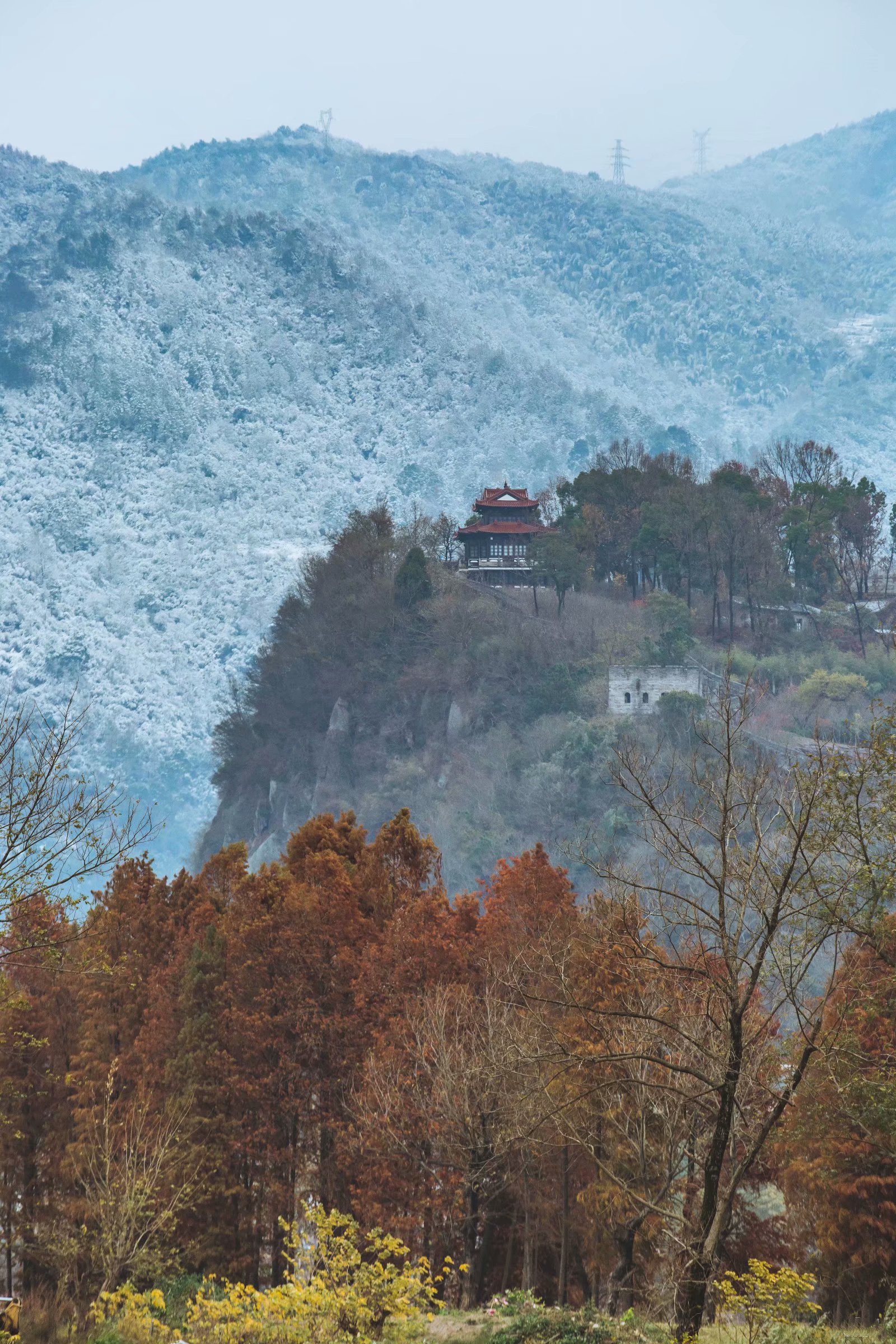 江南|罗学成：江南长城雪景图