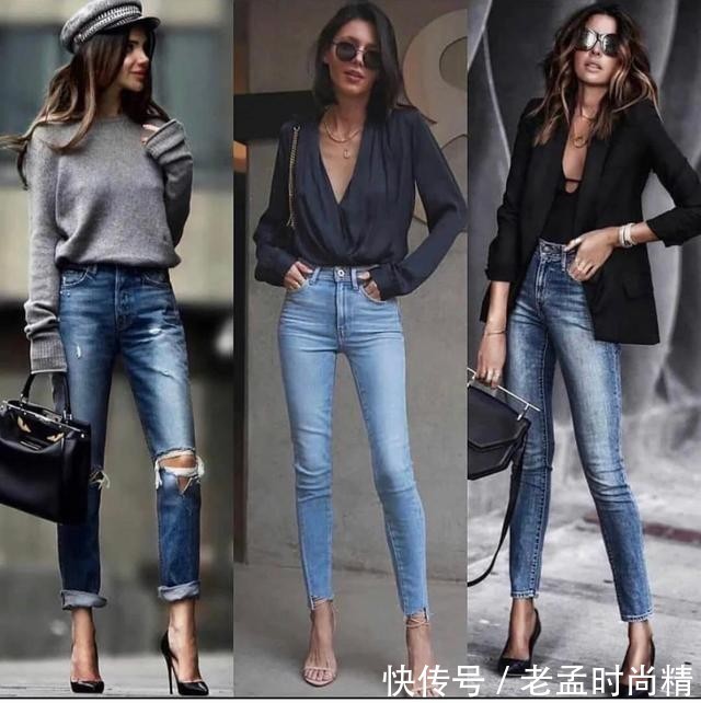 一字扣|牛仔裤“烂大街”?那是你没穿对鞋子,这3款鞋子,好穿又好看