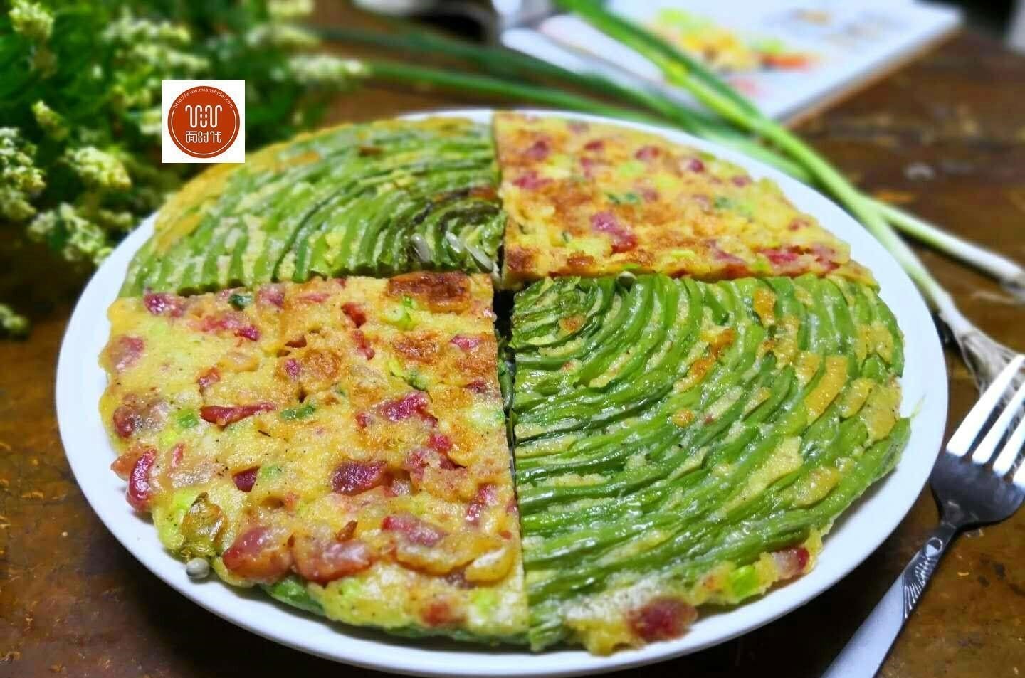 1把豆角，4个鸡蛋，筷子一搅，几分钟解决全家人早餐，柔软劲道