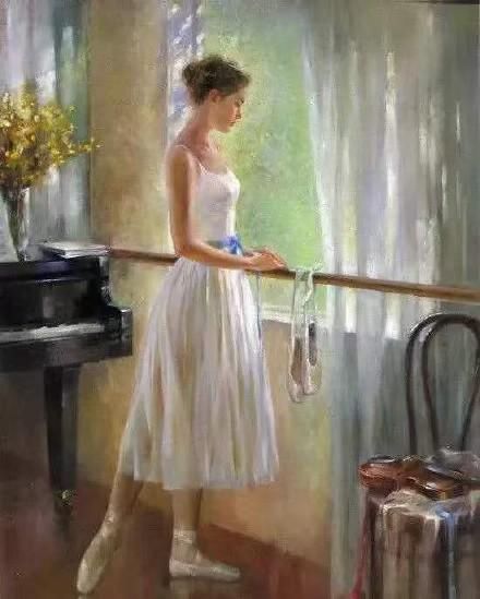 中国艺术&美国华裔画家将国画意境融入人体油画,展现出别样之美