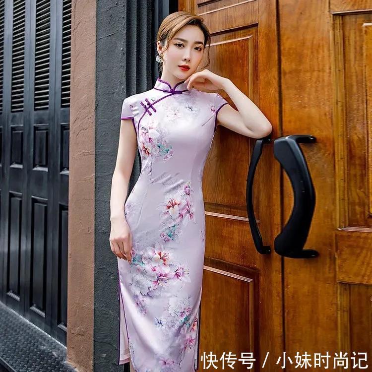 言谈举止|真正气质的女人，不一定要穿大牌，一袭复古旗袍足以让她惊艳世界