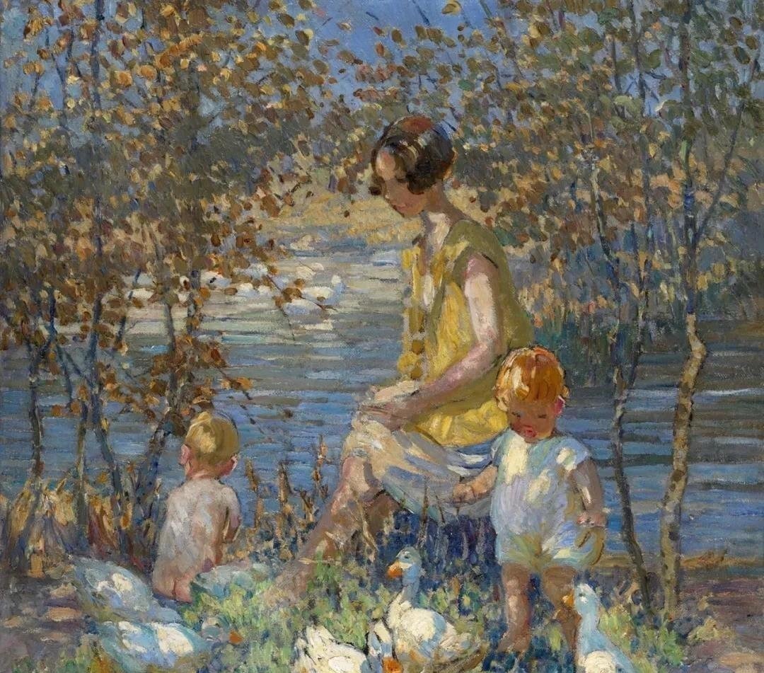 多萝西娅#20世纪英国最伟大的女画家之一多萝西娅·夏普油画作品欣赏